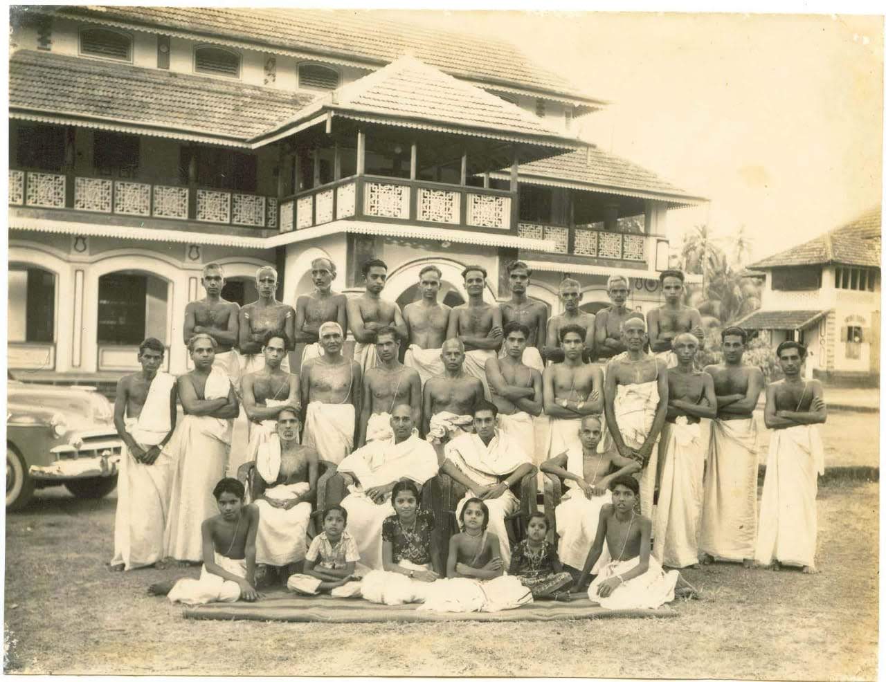 Historic family photograph of Chittoor Mana